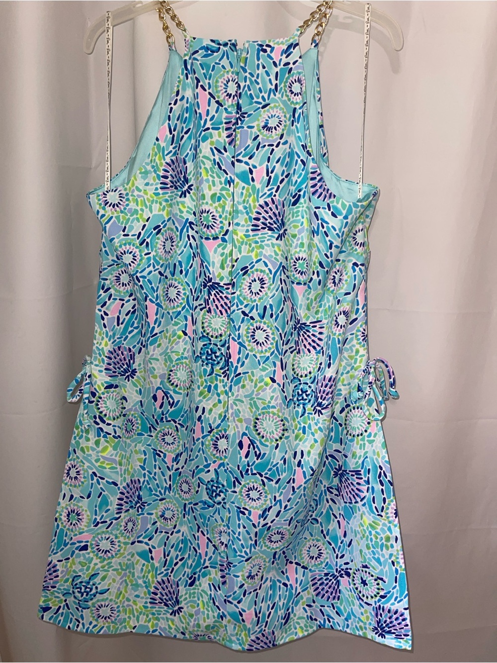 Lilly Pulitzer Engineered Pearl Romper in Blue Ibiza Open Water. (NWOT) 12 - Picture 6 of 7